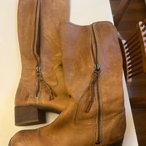 Lucky tall boots, Tan. Excellent condition